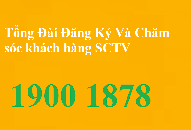 Số Điện Thoại Tổng Đài SCTV Hà Nội