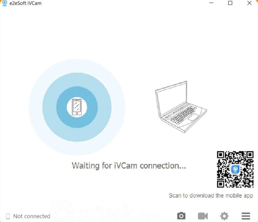 عملية بسيطة لتحويل الهاتف الذكي إلى كاميرا ومايك ويب 4K او HD  لحاسوبك - برنامج iVCam