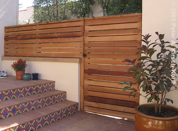 Horizontal Wood Privacy Fence