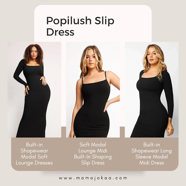 Popilush slip dress