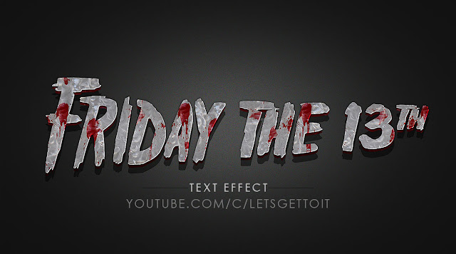 Friday the 13th Text Effect Tutorial