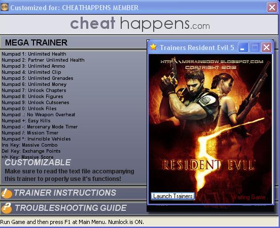 Cheat , Trainers , Walltrought Resident Evil 5 PC | Info ...