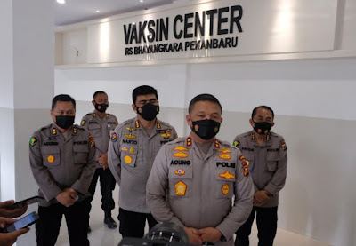 Kapolda Riau Fungsikan Eks Gedung Mapolda Untuk Vaksin Center COVID-19