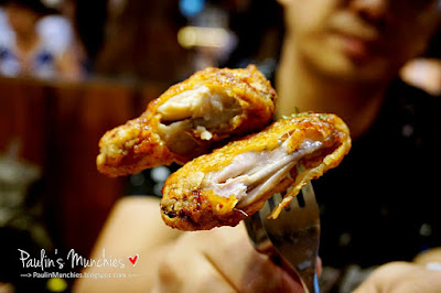 Half and half chicken wings - Bonchon Chicken at Bugis Plus - Paulin's Munchies