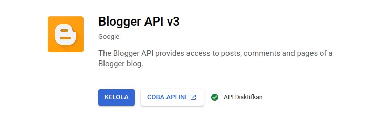 Blogger API v3