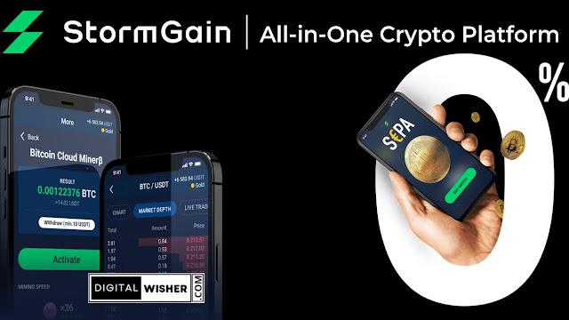 Buy Crypto with Zero Commission and Hassle-Free Deposits: StormGain's All-in-One Crypto Platform