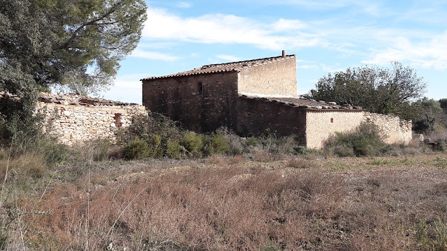 Prenafeta a Santes Creus GR-175 Ruta del Cister, camí del Mas d'en Roig en direcció a Santes Creus