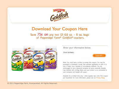 goldfish crackers coupons. Coupons for Goldfish crackers