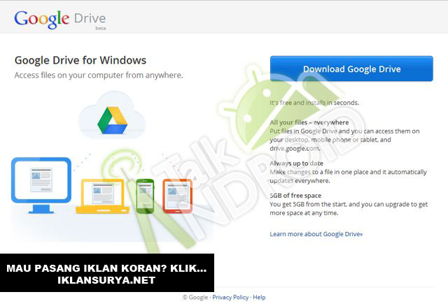 fitur pada google drive