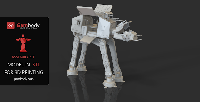 Star Wars AT-AT 3D print model