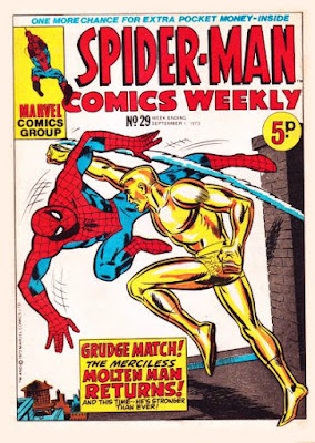 Spider-Man Comics Weekly #29, the Molten Man