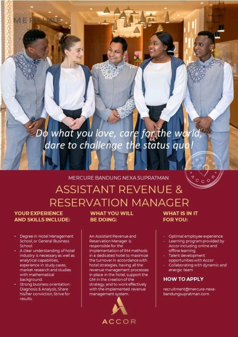 Mercure Bandung Nexa Supratman Jobs News May 2023