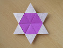 Origami, Stella di triangoli - Star of triangles by Francesco Guarnieri