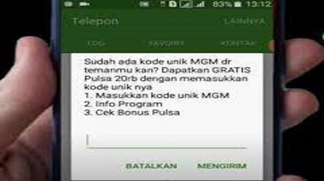 Cara Mendapatkan Pulsa Gratis Indosat