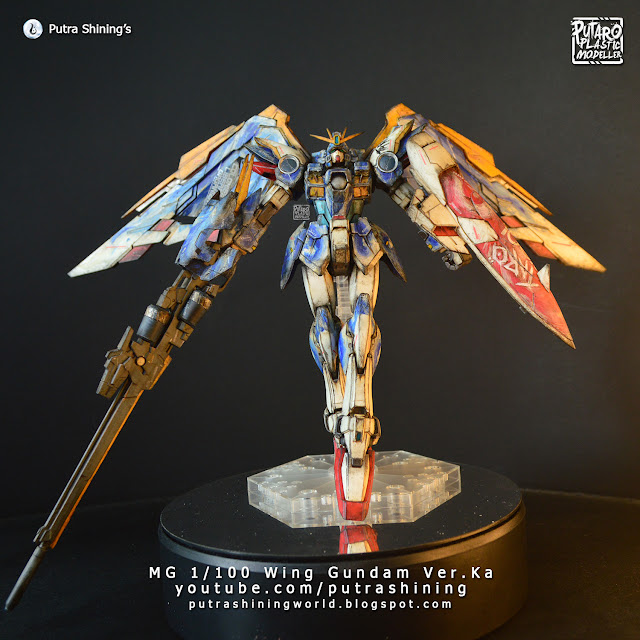 Hand Painted MG Wing Gundam Ver.Ka | XXXG-01W ウイングガンダム by Putra Shining