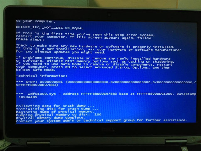 Windows Blue Screen of Death