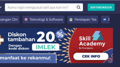 tombol MASUK/DAFTAR