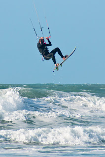 Kite surfing fistral beach