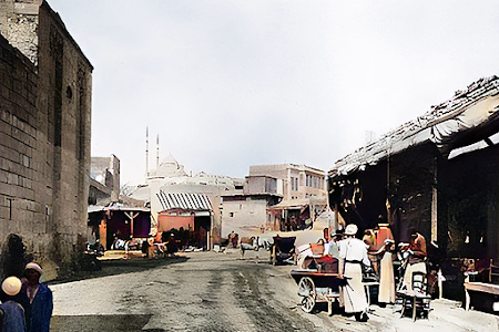 شارع السيدة عائشة بالقاهرة 1920