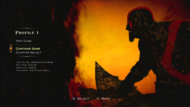 God of War: Ascension Main Menu