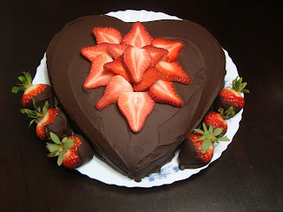 3. Chocolate Cake Decoration On Valentines Day