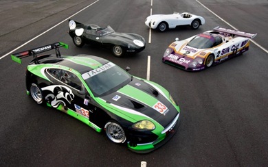 Jaguar-XKR-Le-Mans-with-Prototypes