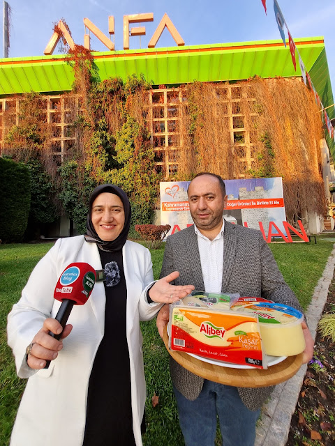 Alibey Süt Ürünleri Ardahan Tanıtım Günleri Ankara Altınpark Fuar Alanında Ziyaretçilerle Buluştu