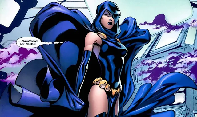 dc superheroine raven superhero perempuan