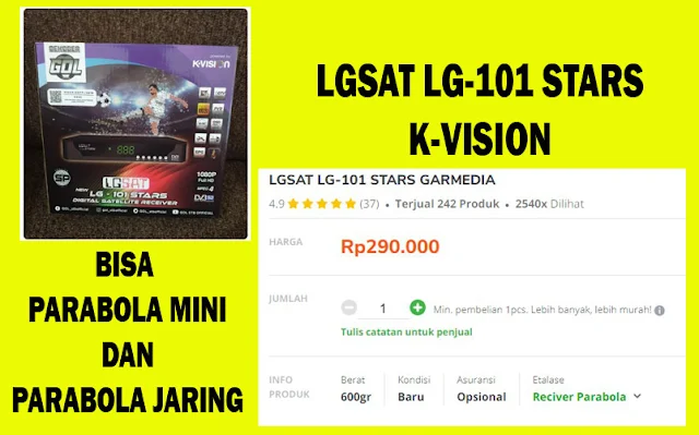 LGSAT LG-101 STARS C-BAND KU-BAND