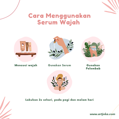 cara menggunakan serum wajah