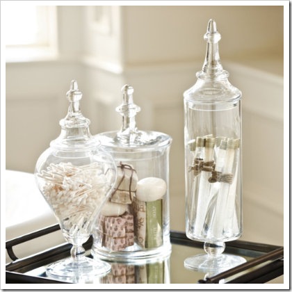 Glass Apothecary Jars