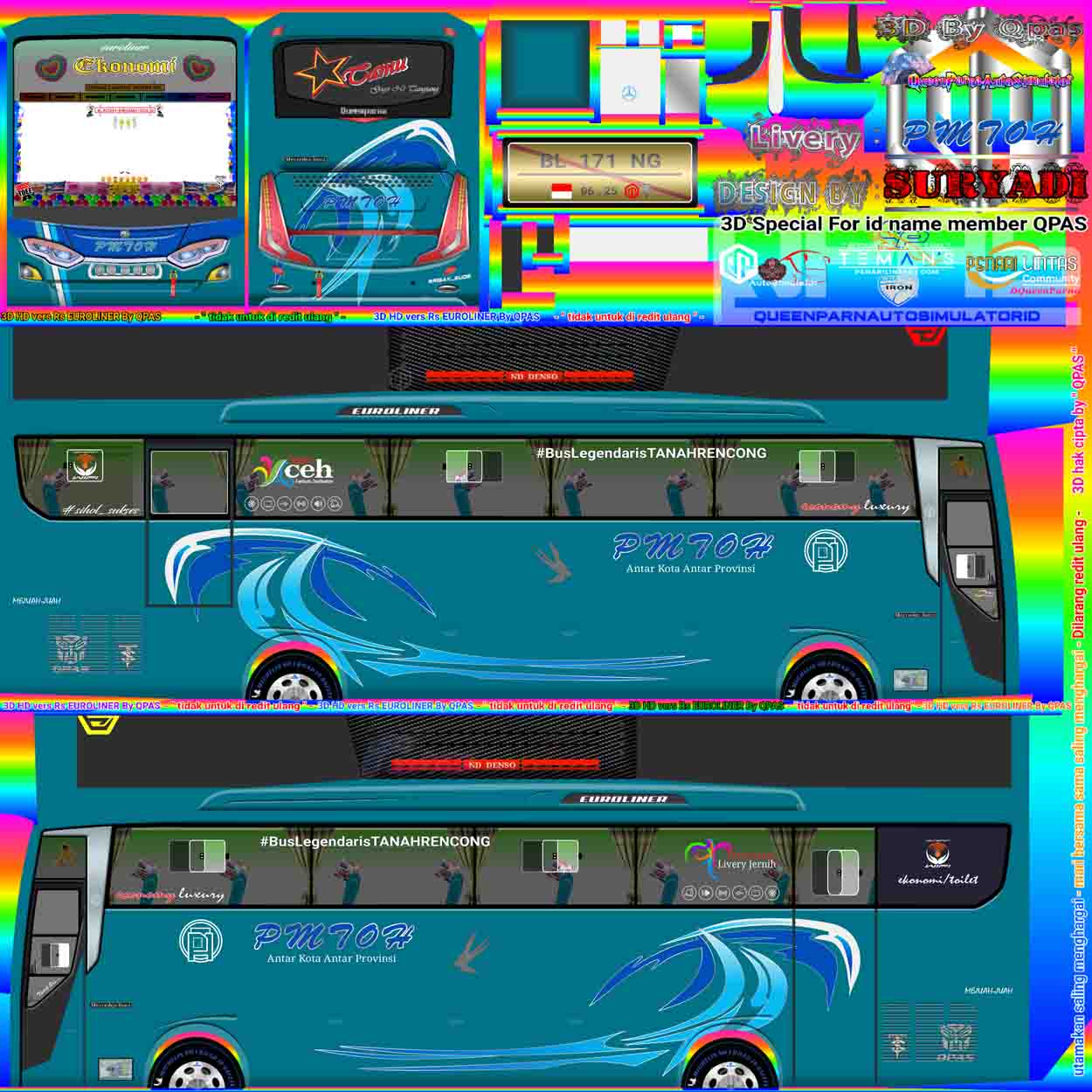 livery bussid pmtoh hd