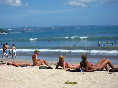 kuta beach, sanur beach, seminyak