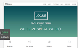 Logue One-Page blogger template