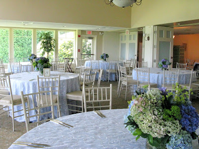 Hydrangea Wedding at Mt Pleasant Country Club