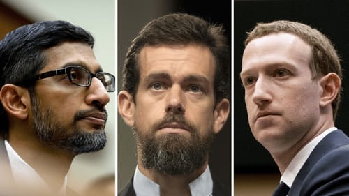 Facebook Twitter and Google officials will defend the laws that protect them