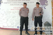 Polres Langkat Kerahkan Personel Amankan Gudang Logistik KPU Pilkada Kabupaten Langkat Tahun 2024