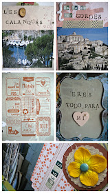 Mini álbum scrapbooking viaje / travel scrapbook album / Mini album voyage