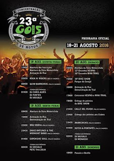 Programa Concentração Motard de Góis 2016