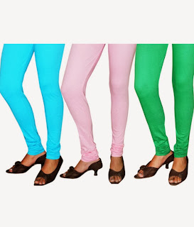 Snapdeal.Com is offering 3 Cotton Lycra Leggings Combo worth Rs.900 at Rs. 399.