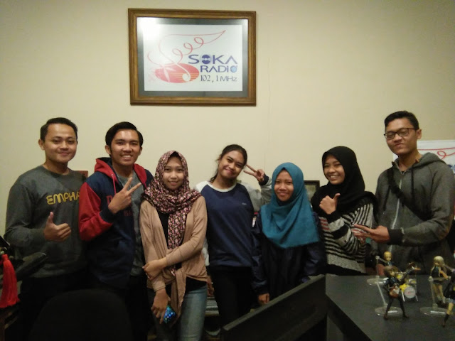 Foto bersama penyiar Soka Radio FM