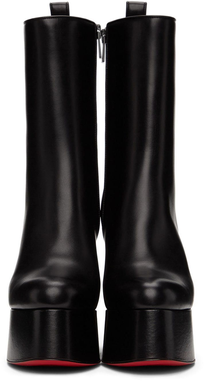 CHRISTIAN LOUBOUTIN Black Izamayeah Mid-Calf Boots