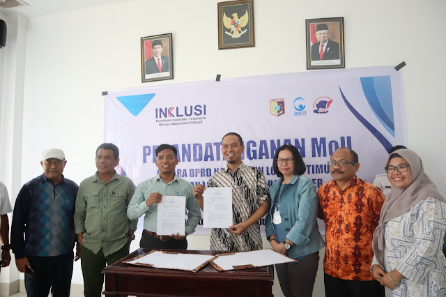 LRC dan DPRD Lombok Timur Tandatangani MoU Program Inklusi