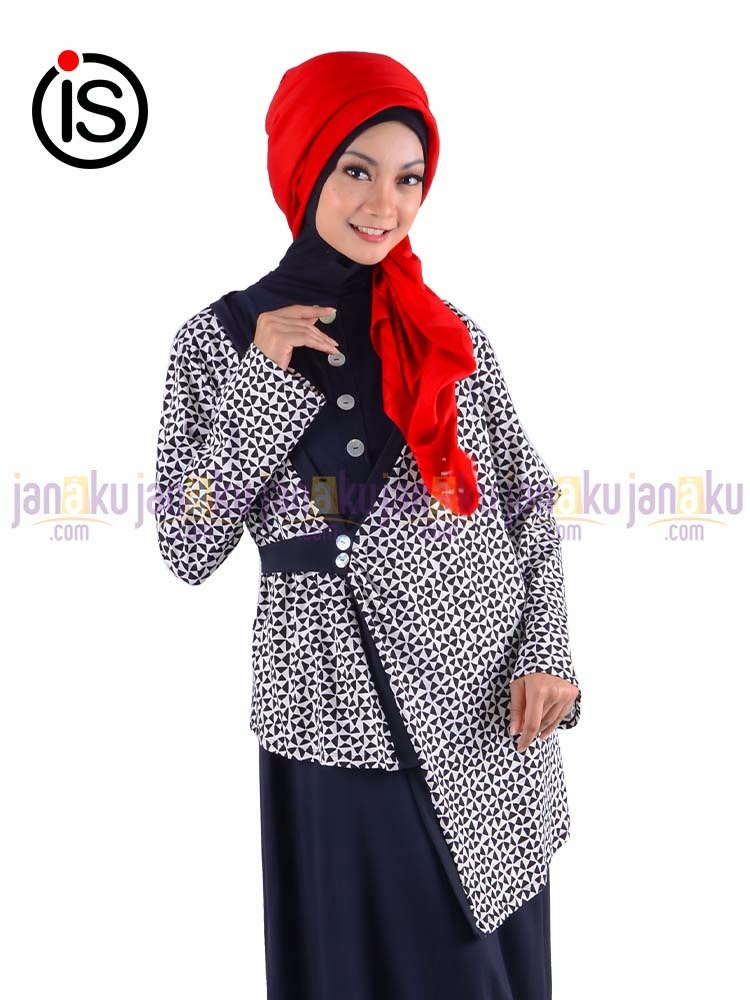 16 Contoh Model Baju Muslim Cardigan Modern - Kumpulan 