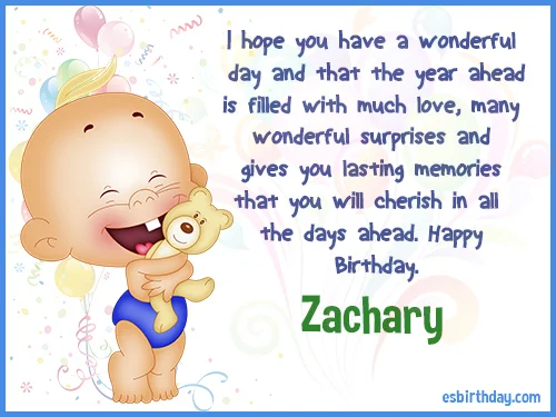 Zachary Happy birthday