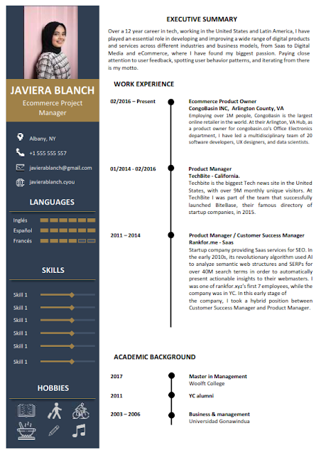 how to create cv for job