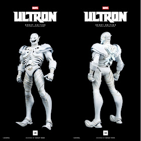 ThreeA x Marvel Ultron 16 Scale Action Figures - Ghost Edition