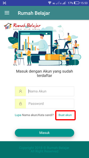 buat akun