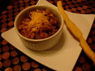 Turkey Chili with Breadstix