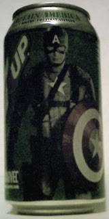 Left side of 7Up Captain America can